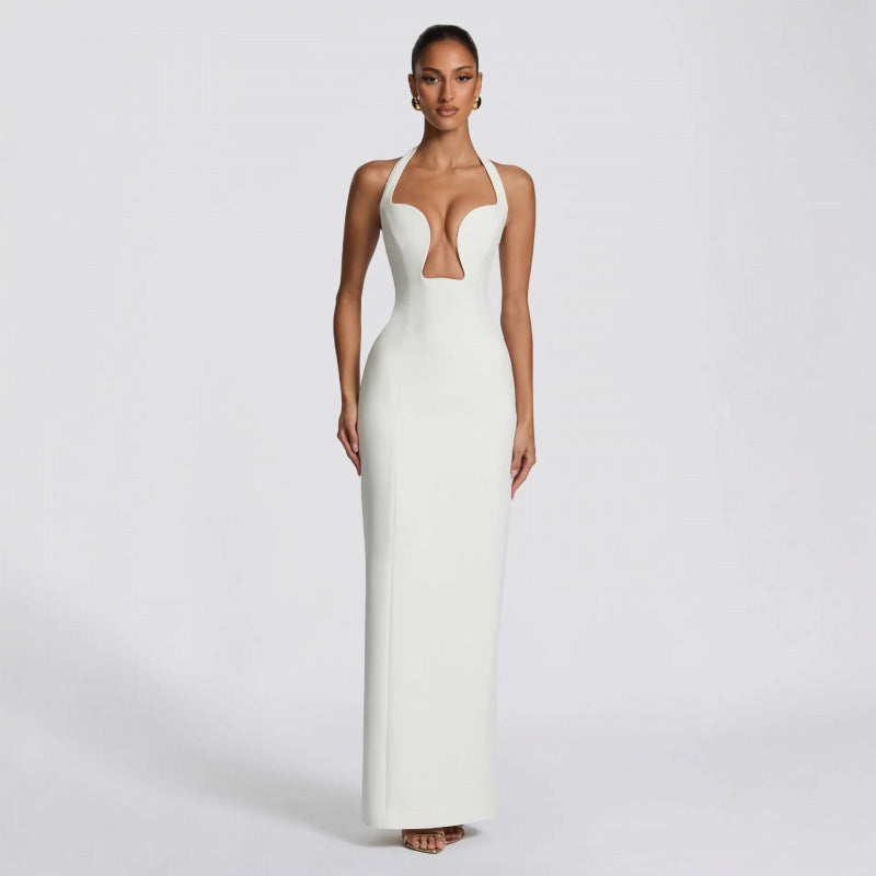 Chic Halter Wrap Dress - Flattering & Timeless