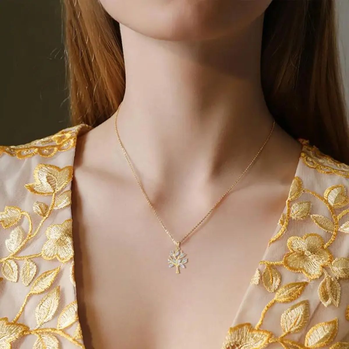 10K Gold Tree of Life Charm Necklace – Stylish & Meaningful - Yourstylesite