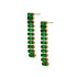 Alessia Emerald Glow CZ Drop Earrings - Yourstylesite