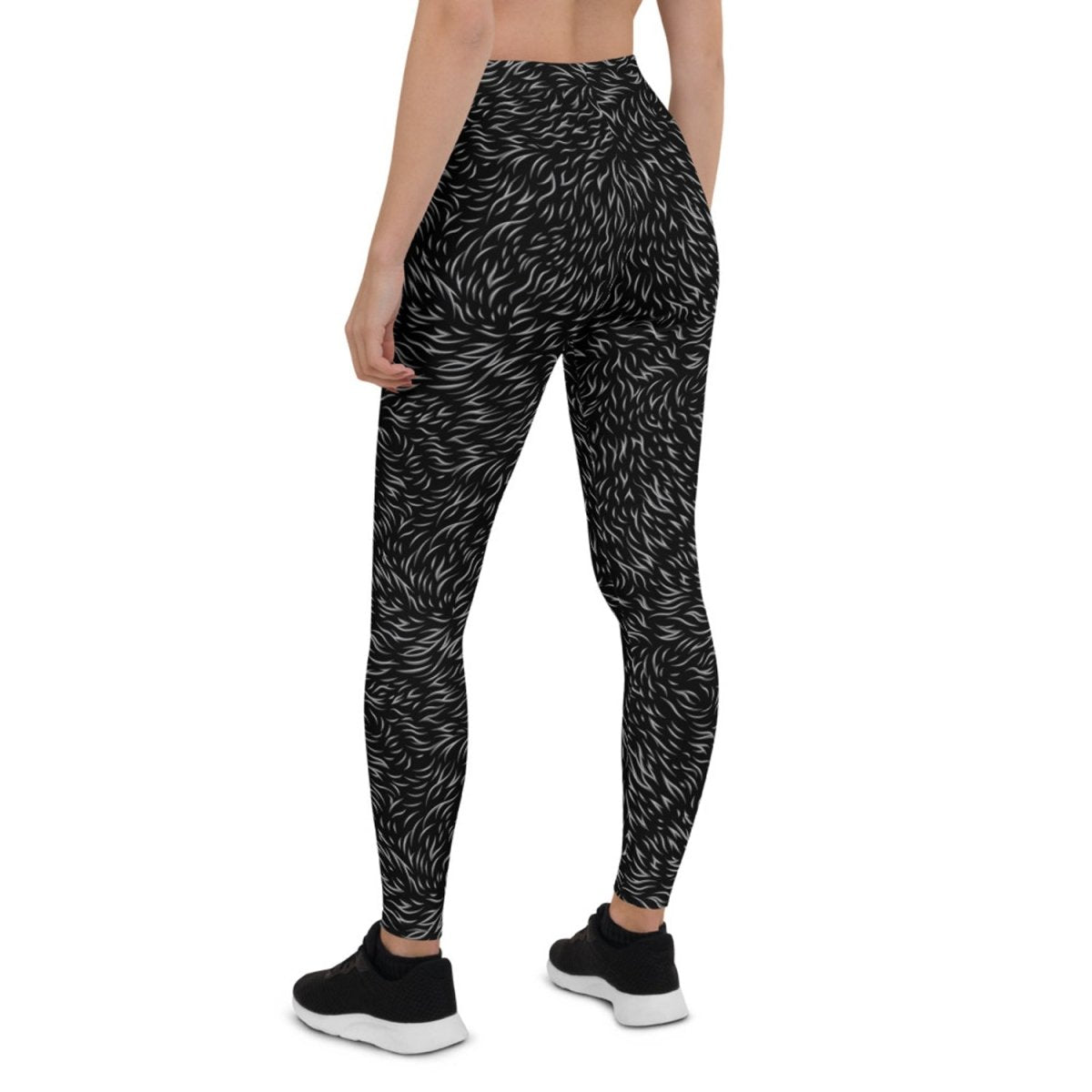 Arctic Warmth Black Fur Leggings - Yourstylesite
