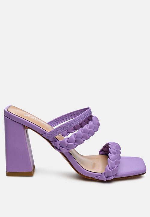 Arnie Braided Straps Block Heel Sandals – Step Into Chic Comfort - Yourstylesite
