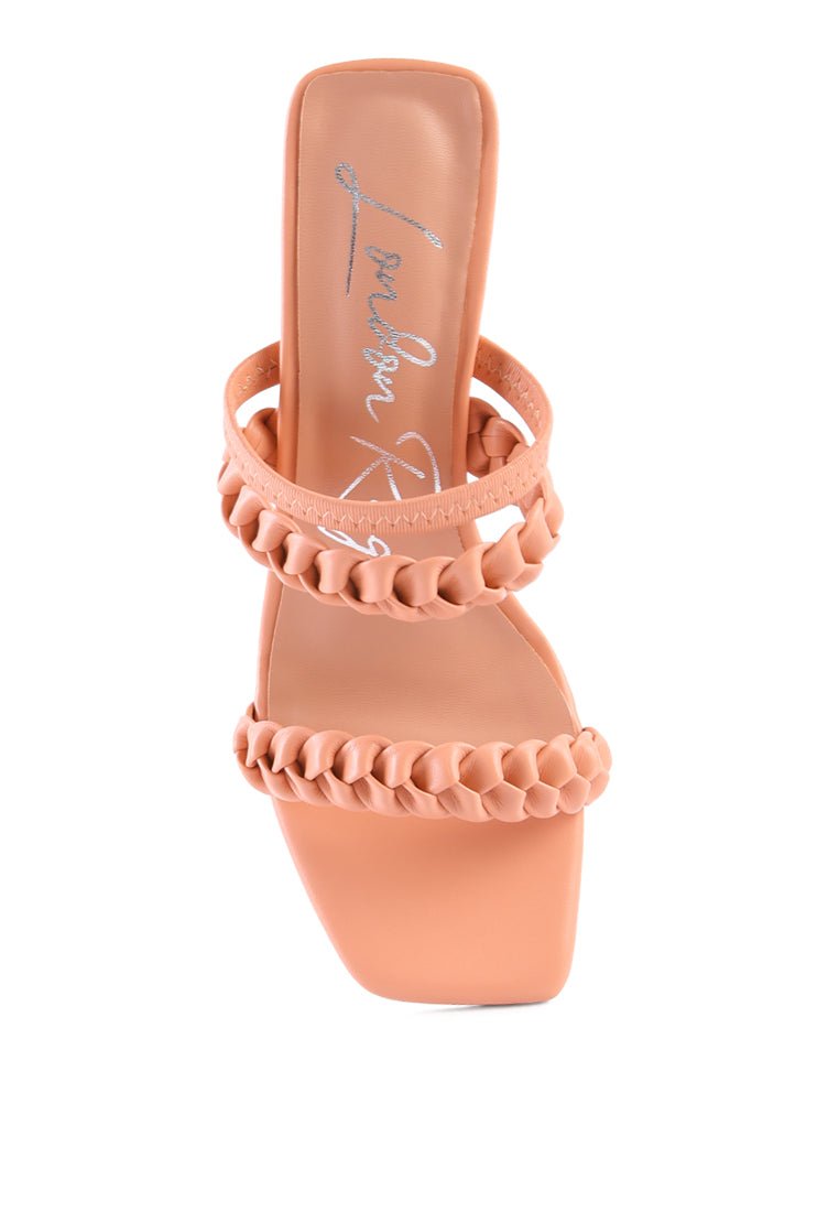 Arnie Braided Straps Block Heel Sandals – Step Into Chic Comfort - Yourstylesite