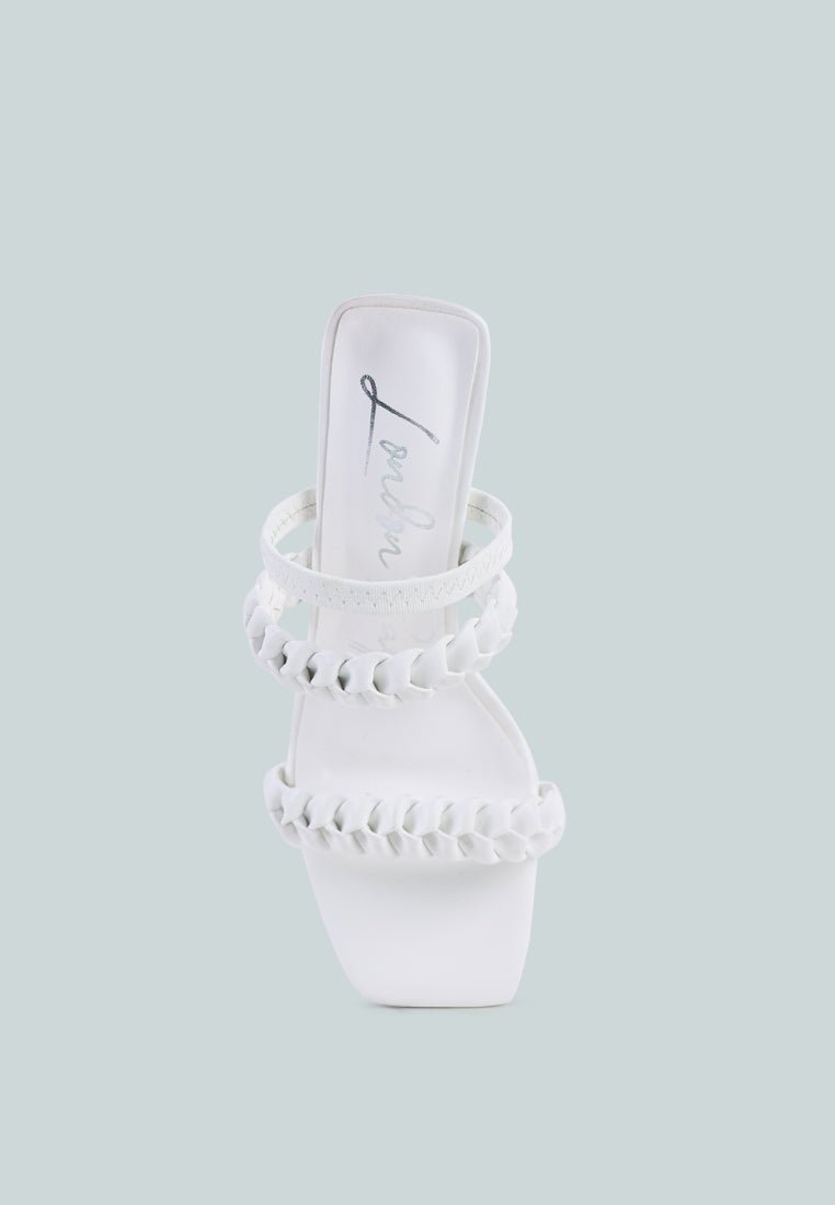 Arnie Braided Straps Block Heel Sandals – Step Into Chic Comfort - Yourstylesite