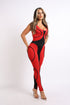 Chic Colorblock Sleeveless Jumpsuit - Yourstylesite