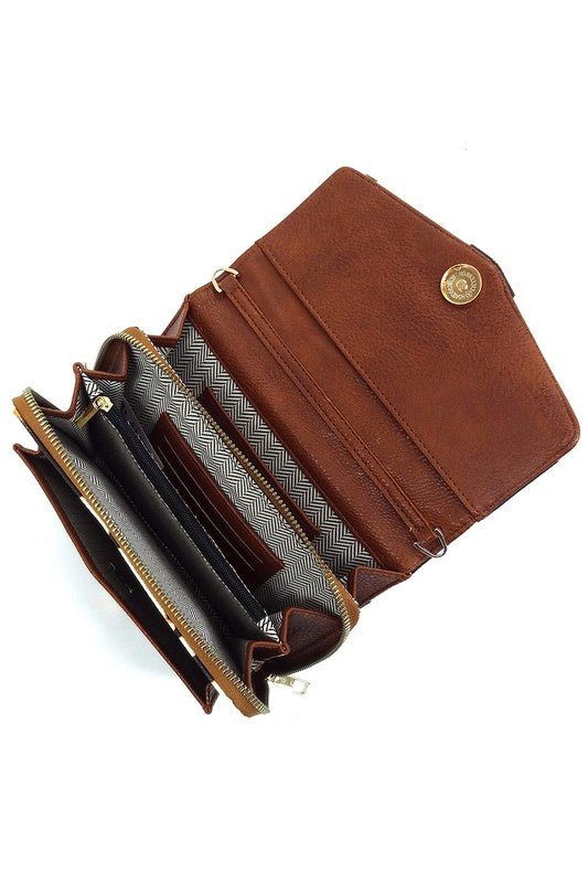 Chic Envelope Flap Crossbody Bag – Stylish & Functional Organizer - Yourstylesite