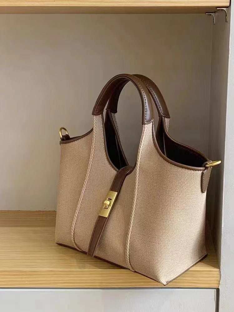 Multi-pocket crossbody bag for women shown open, displaying organized compartments and lining material