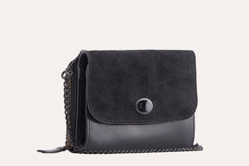 Chic & Versatile Two - Tone Crossbody Bag - Yourstylesite