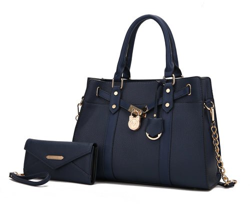 Christine Statement Vegan Leather Satchel & Wallet - Yourstylesite