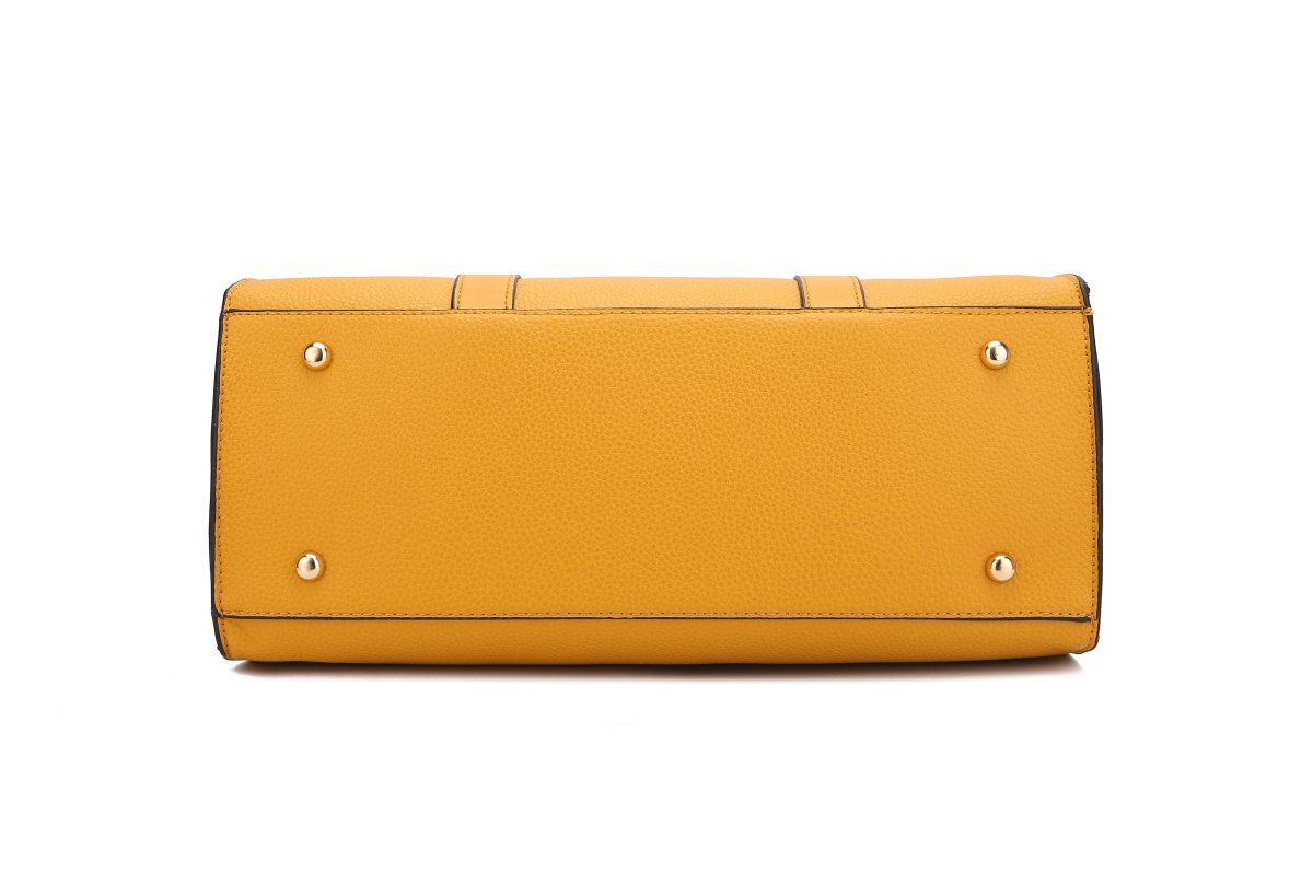 Christine Statement Vegan Leather Satchel & Wallet - Yourstylesite
