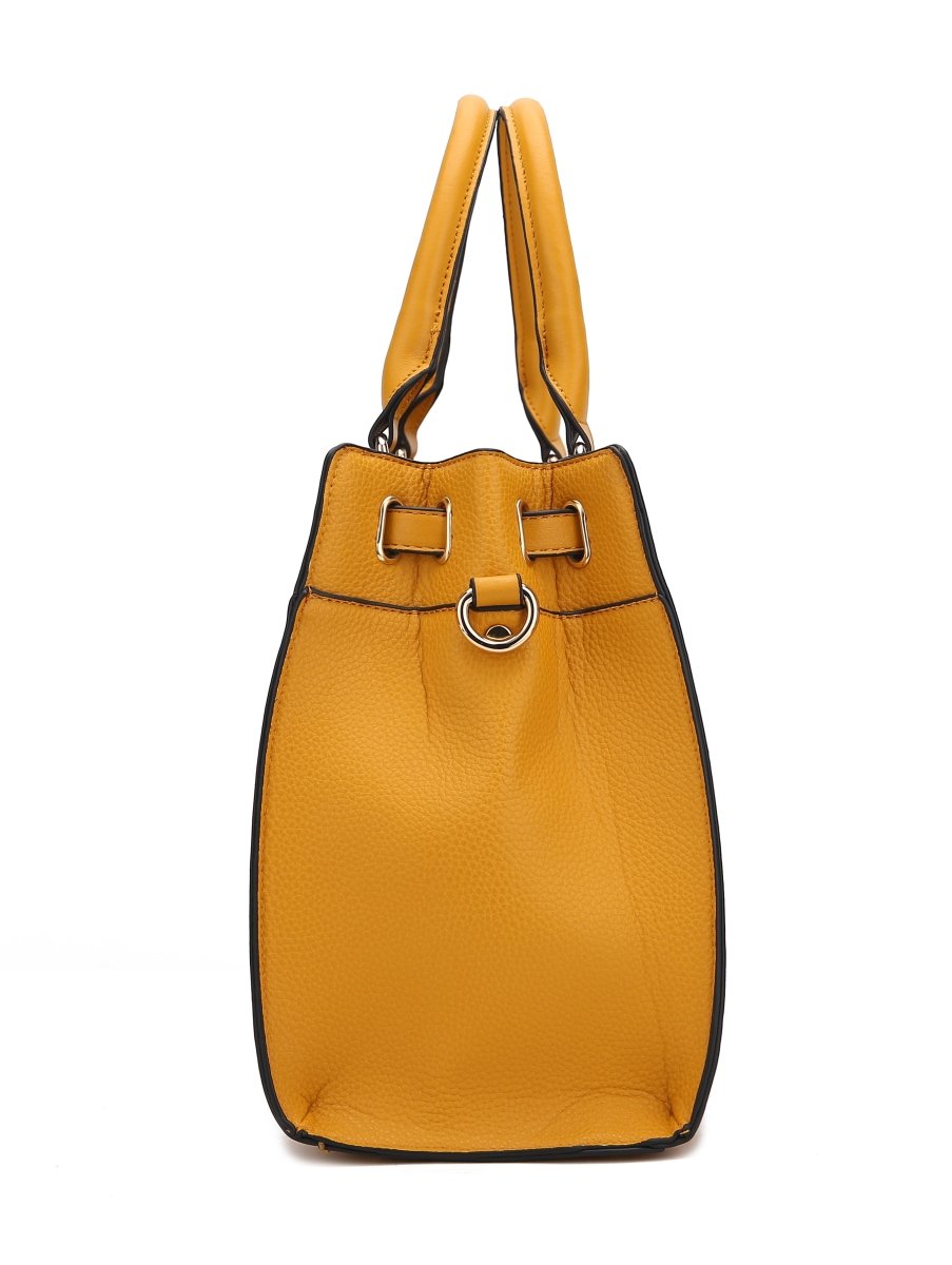 Christine Statement Vegan Leather Satchel & Wallet - Yourstylesite