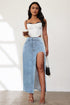 Classic Blue Denim Skirt for Her - Yourstylesite