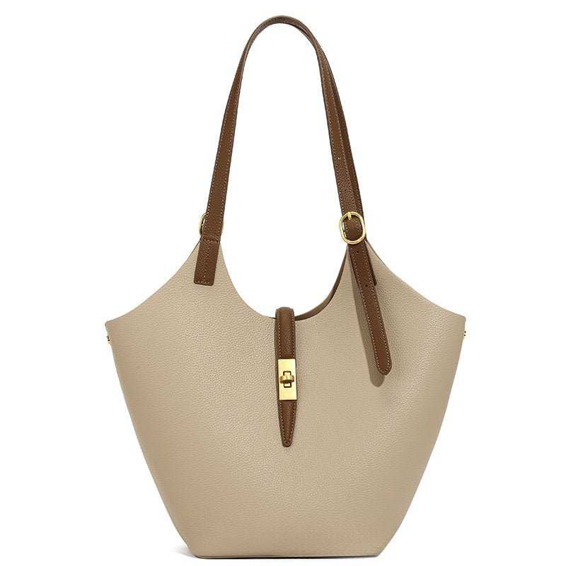 Women’s classic tote filled with 13 inch laptop and A4 documents for size reference