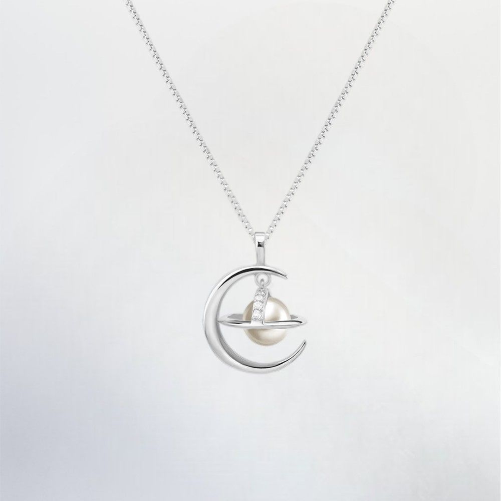 Colorful Silver Clavicle Necklace - Japanese and Korean Style Jewelry - Yourstylesite