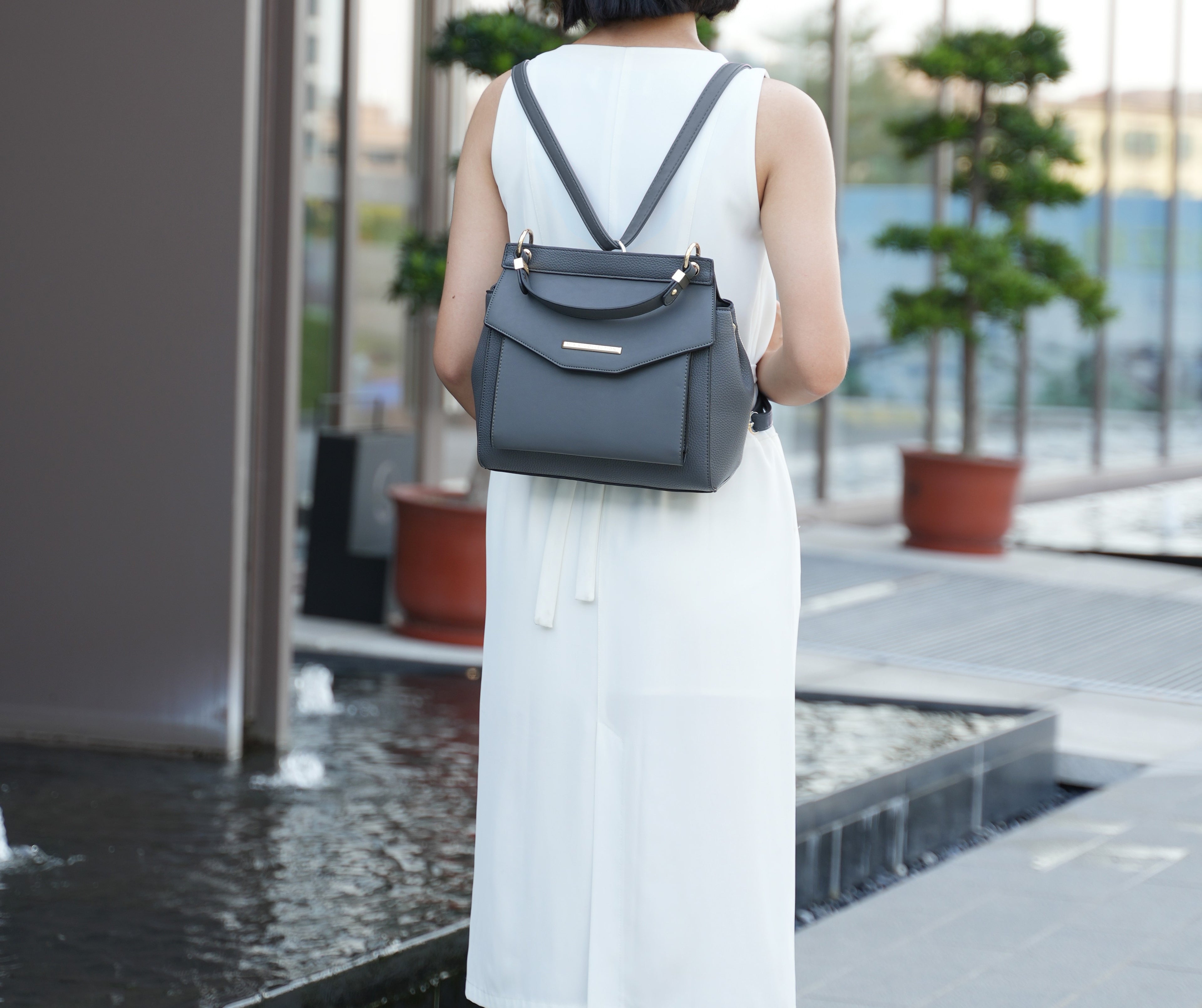 Convertible Vegan Leather Backpack Purse for Women - Yourstylesite
