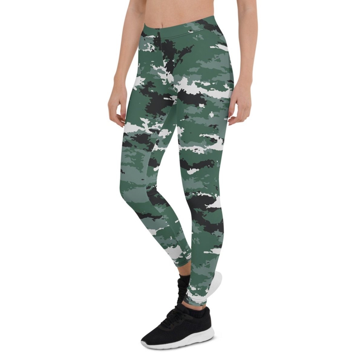 Earth Green Women’s Camo Leggings – Stylish and Comfortable - Yourstylesite