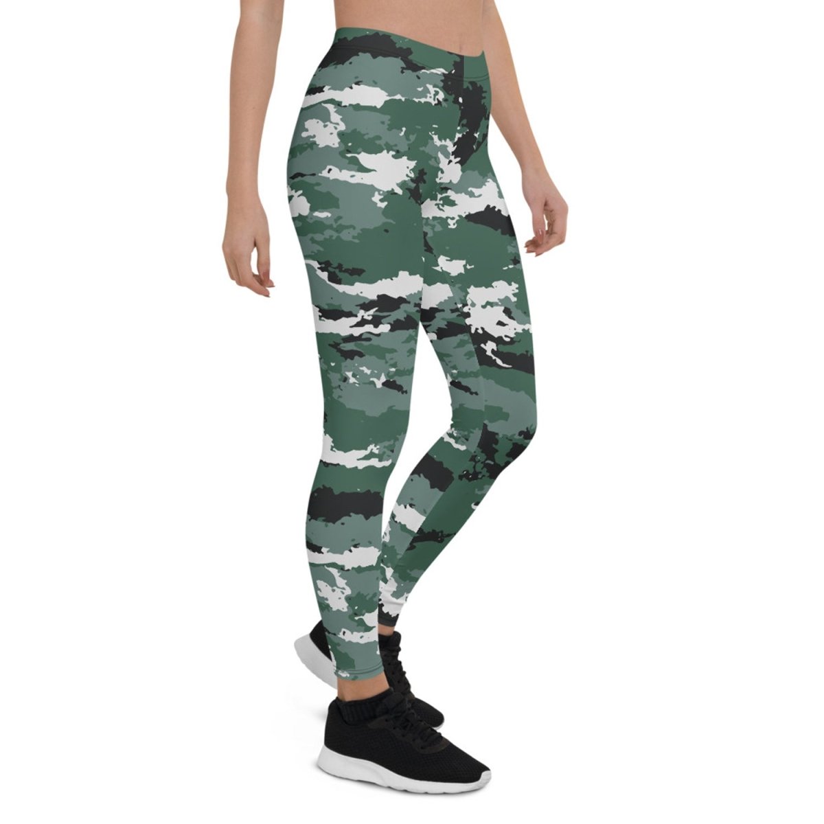 Earth Green Women’s Camo Leggings – Stylish and Comfortable - Yourstylesite