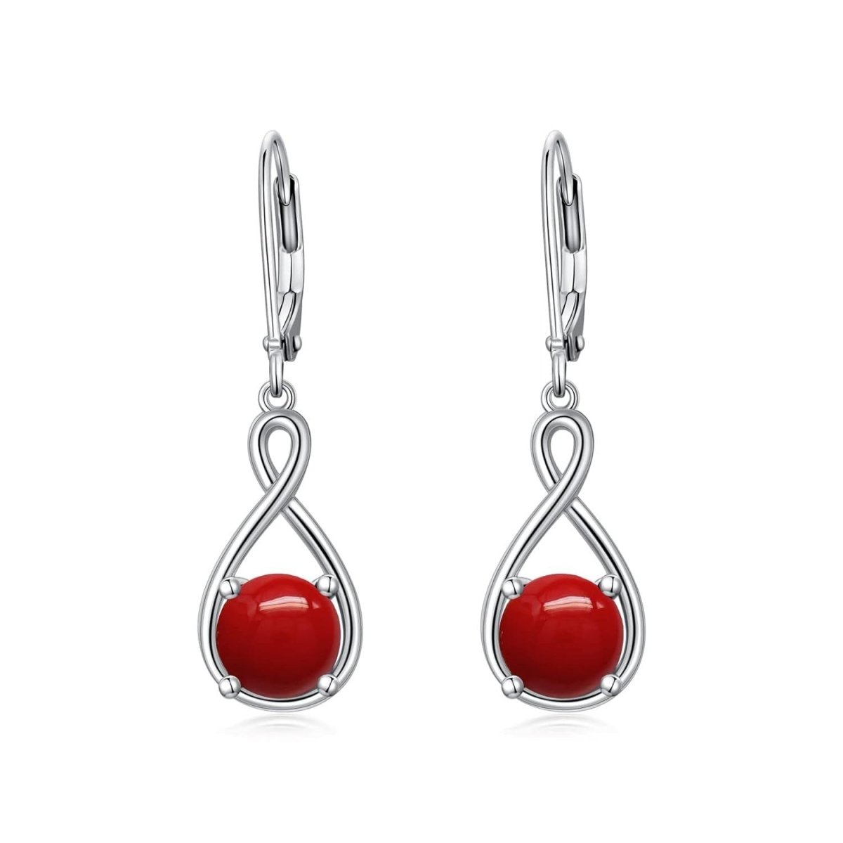 Elegant 925 Sterling Silver Zircon Drop Earrings - Yourstylesite