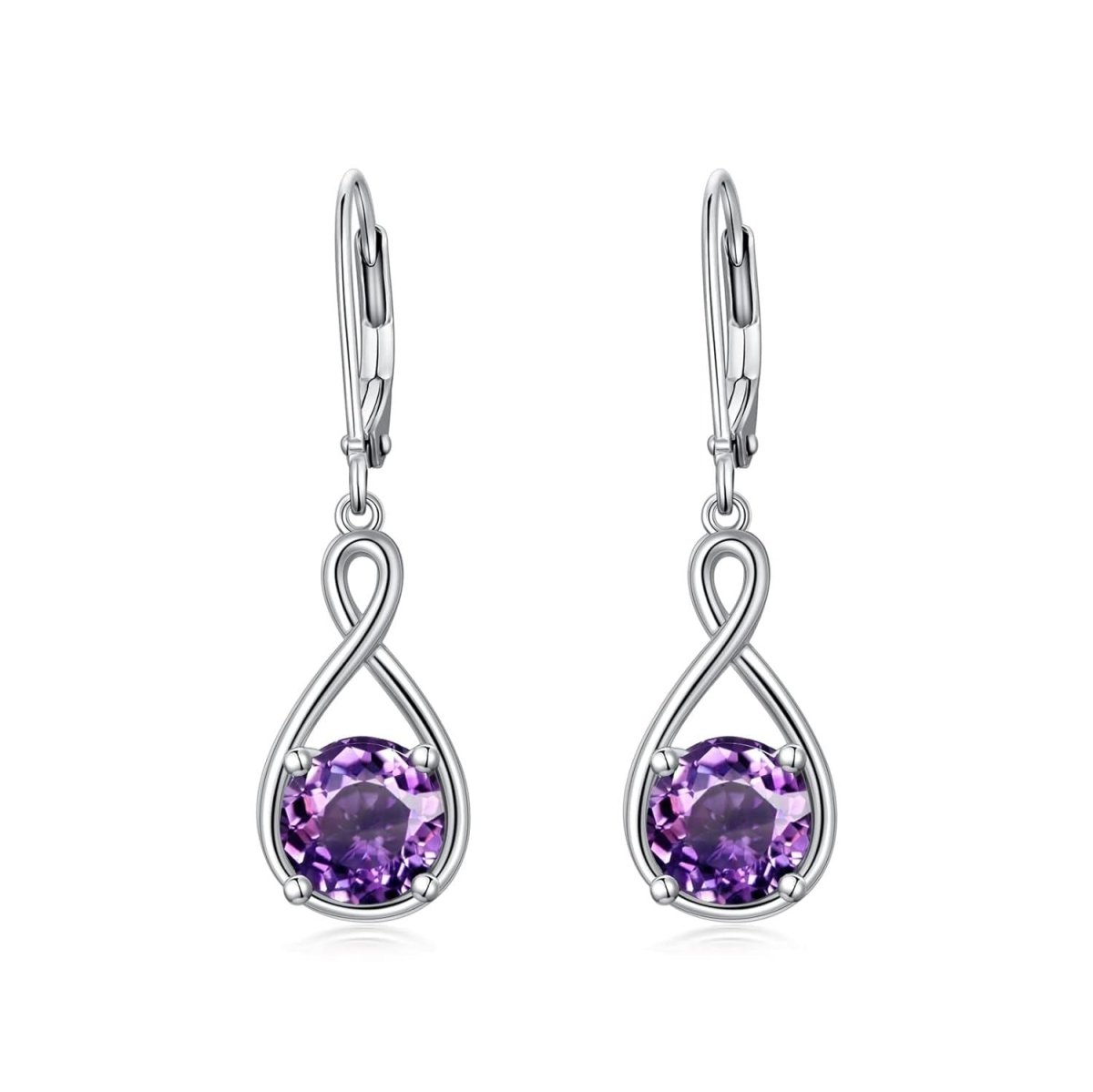 Elegant 925 Sterling Silver Zircon Drop Earrings - Yourstylesite