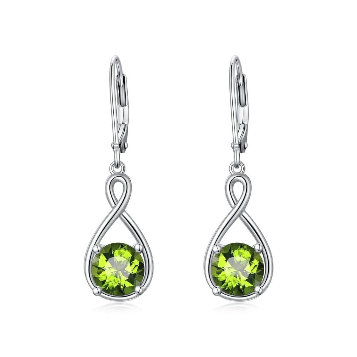Elegant 925 Sterling Silver Zircon Drop Earrings - Yourstylesite