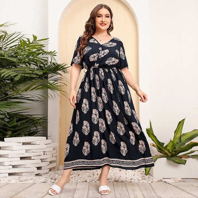Elegant Floral Print Dress for Chic Everyday & Event Wear - Yourstylesite