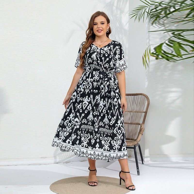 Elegant Floral Print Dress for Chic Everyday & Event Wear - Yourstylesite