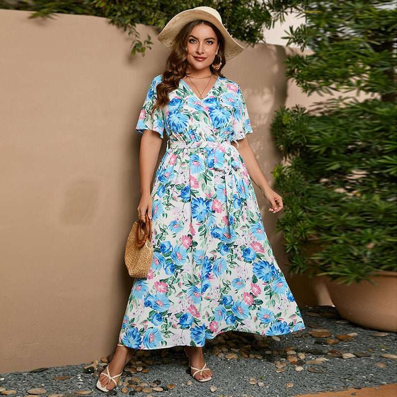 Elegant Floral Print Dress for Chic Everyday & Event Wear - Yourstylesite