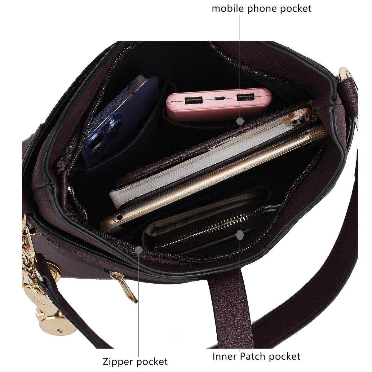 Elegant Geneva Shoulder Bag – MKF Vegan Leather by Mia K - Yourstylesite