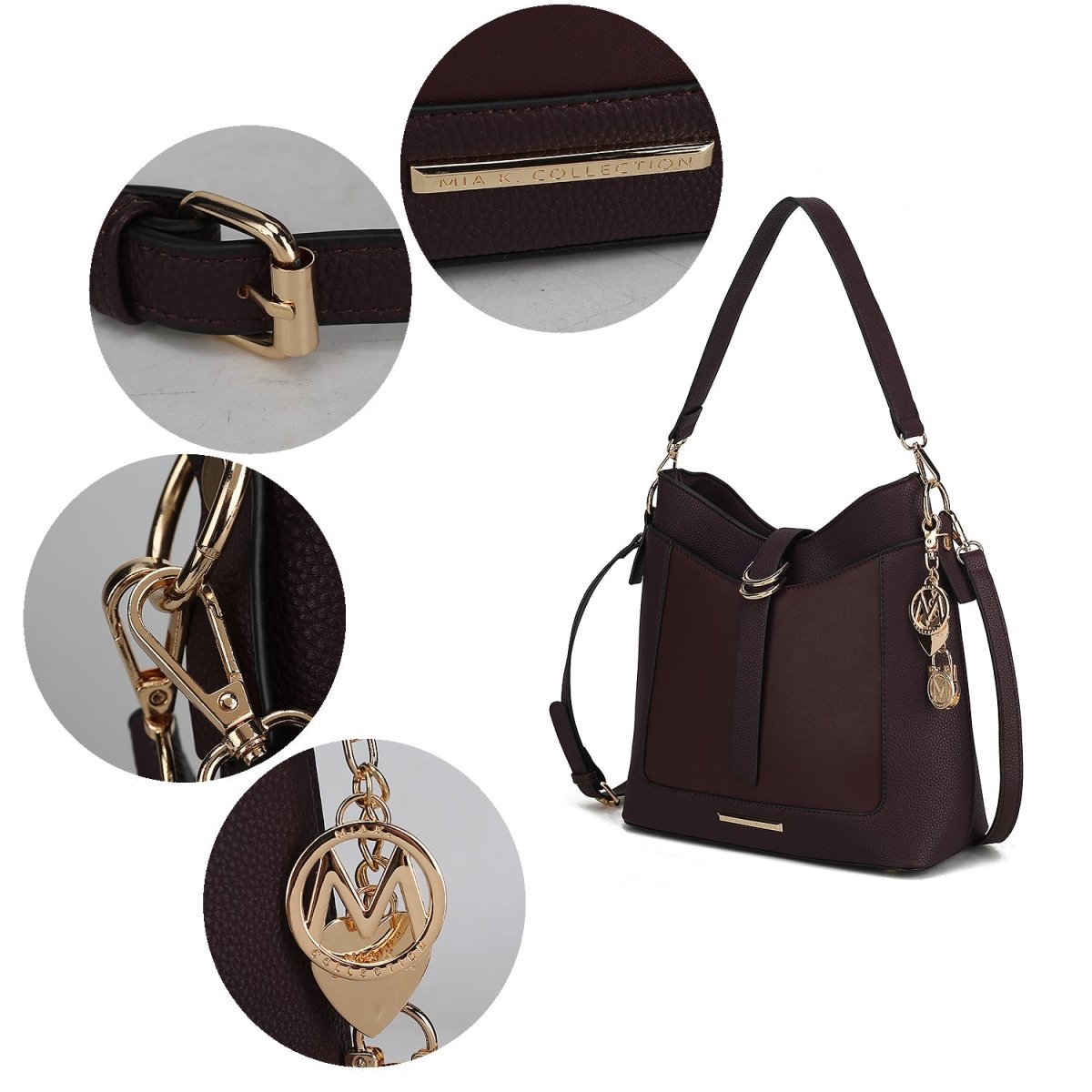 Elegant Geneva Shoulder Bag – MKF Vegan Leather by Mia K - Yourstylesite