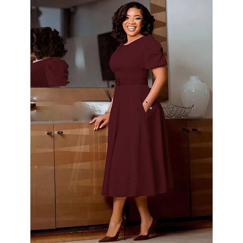 Breathable A-line day dress for women, ideal for casual daytime plans and travel