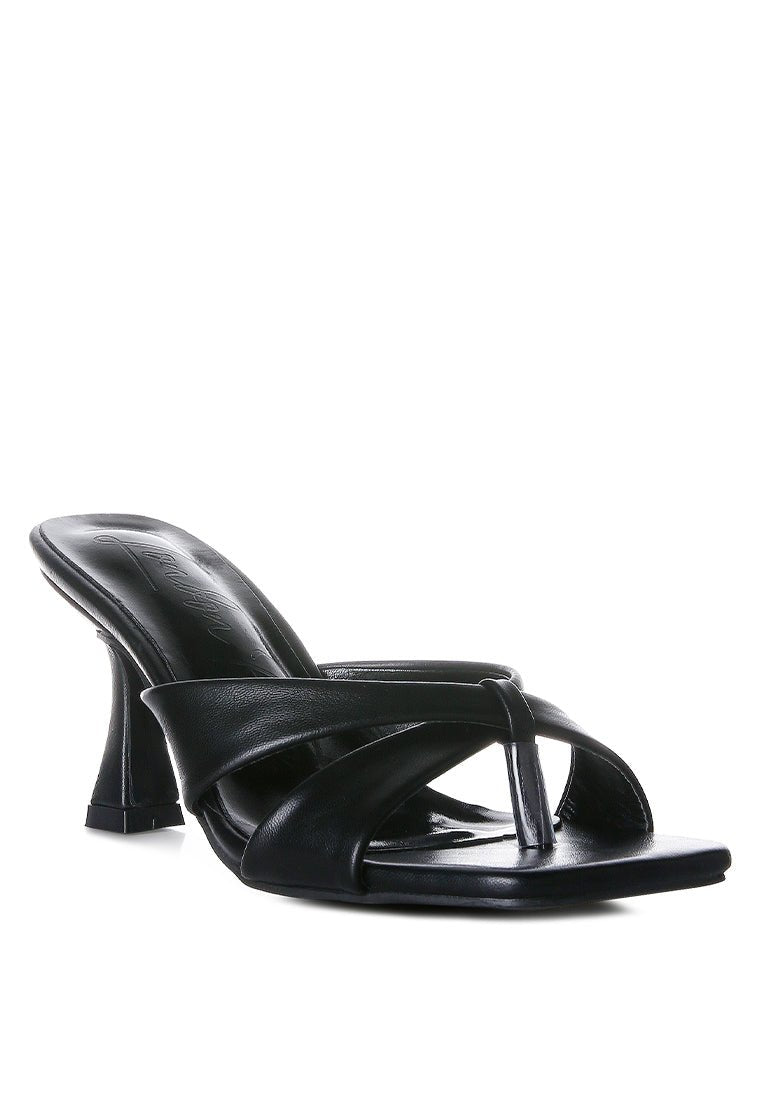 Highflip Criss - Cross Spool Heels - Yourstylesite