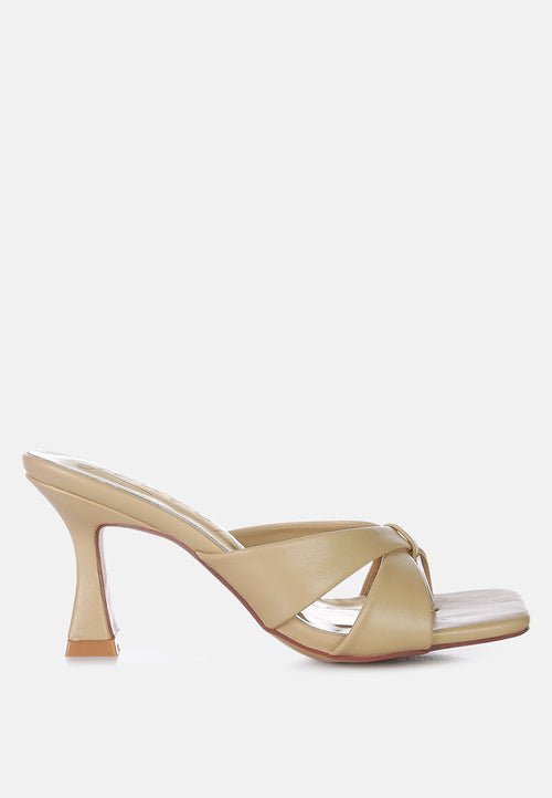 Highflip Criss - Cross Spool Heels - Yourstylesite