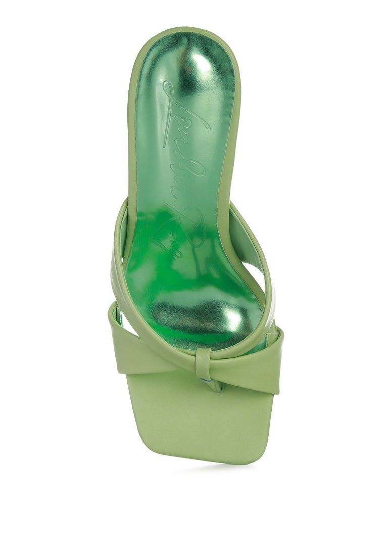 Highflip Criss - Cross Spool Heels - Yourstylesite