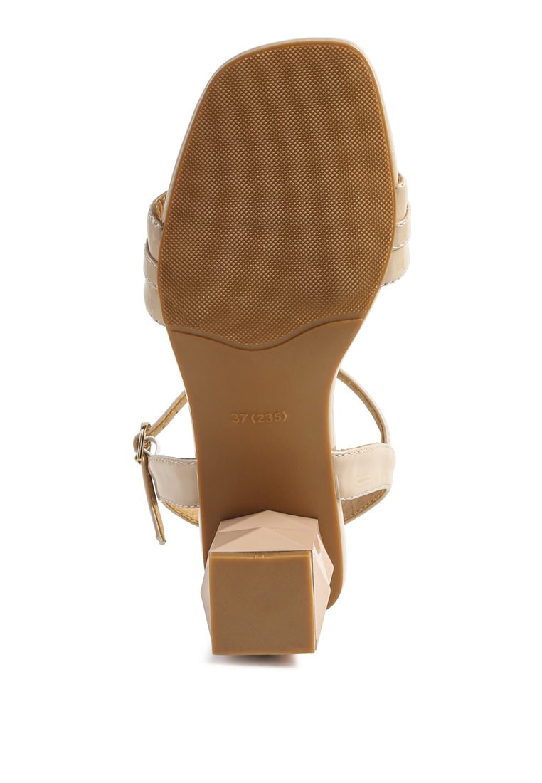 Illusion Fantasy Heels with Metal Chain Links - Yourstylesite