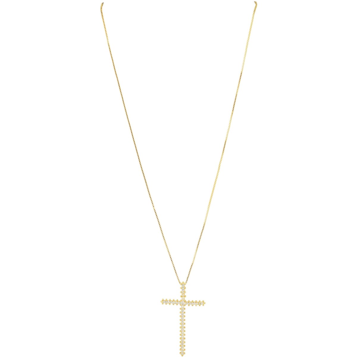 Incanto Radiant Maxi Cross Pendant Necklace - Yourstylesite