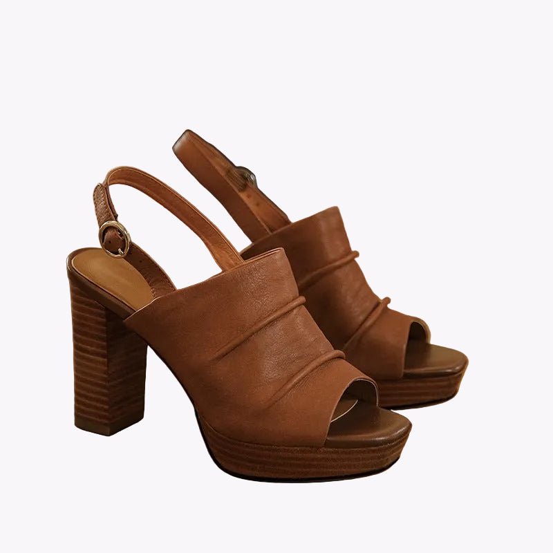 Luxe Women’s High Heel Platform Sandals - Yourstylesite