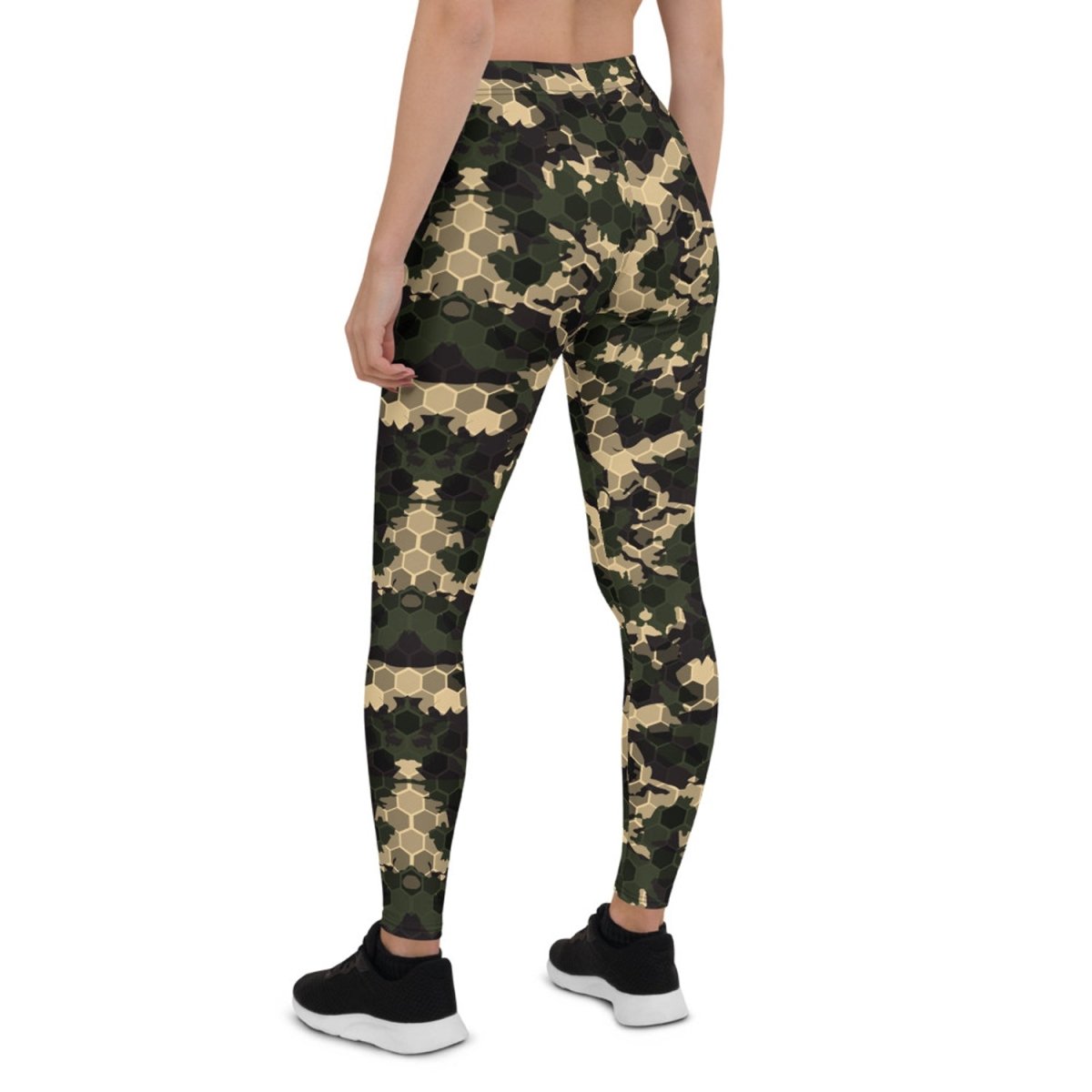 Military - Style Honeycomb Leggings - Yourstylesite