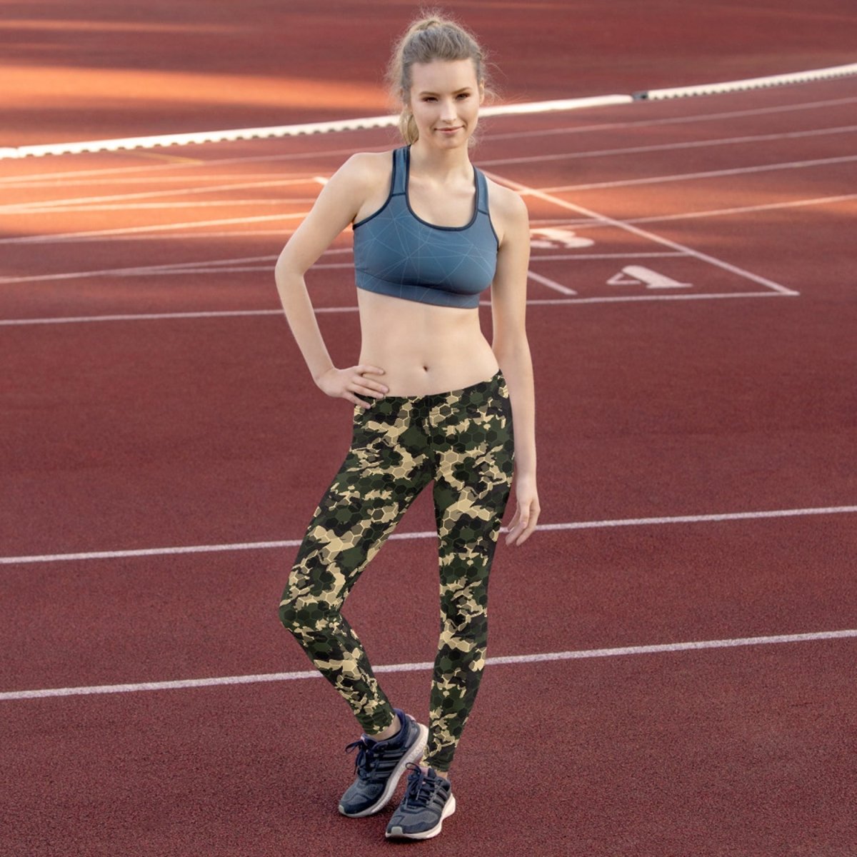 Military - Style Honeycomb Leggings - Yourstylesite