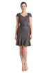 Modern Classic Chelsea Dress – Ruffle, Belt & Pinstripes - Yourstylesite