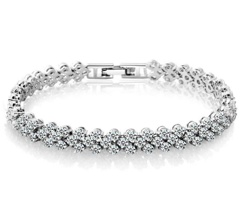 Olivia Sparkle Cubic Zirconia Tennis Bracelet – Elegant Wrist Glam - Yourstylesite