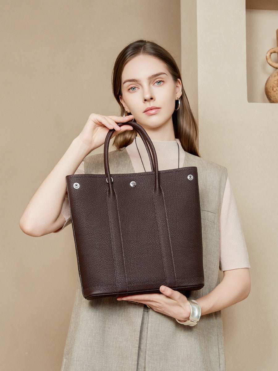 Premium Genuine Leather Handbag - Roomy, Chic & Durable - Yourstylesite
