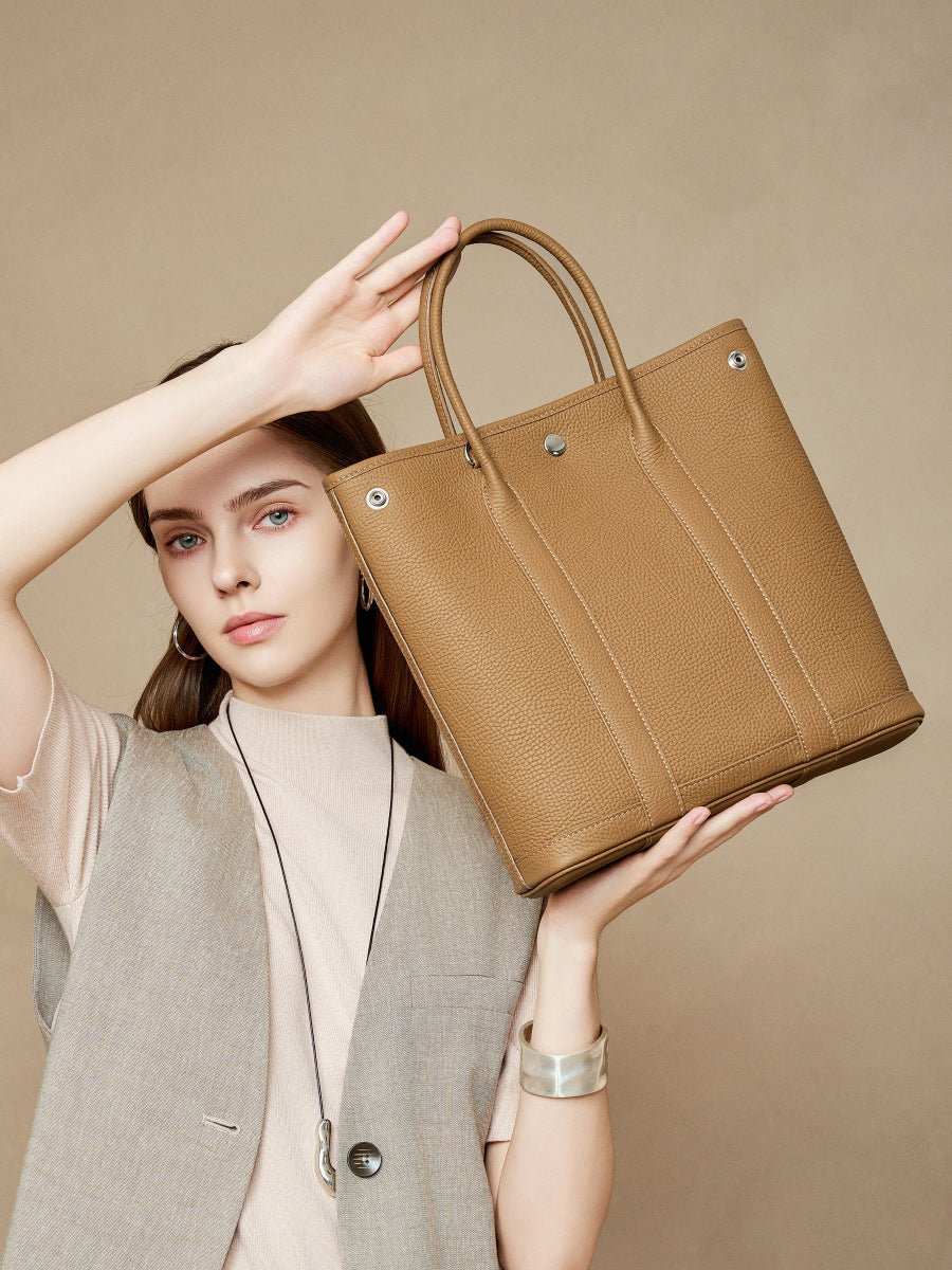 Premium Genuine Leather Handbag - Roomy, Chic & Durable - Yourstylesite