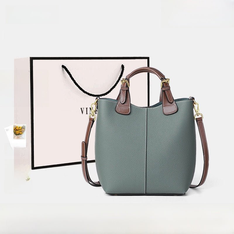 Premium Genuine Leather Large - Capacity Crossbody Shoulder Bag - Yourstylesite