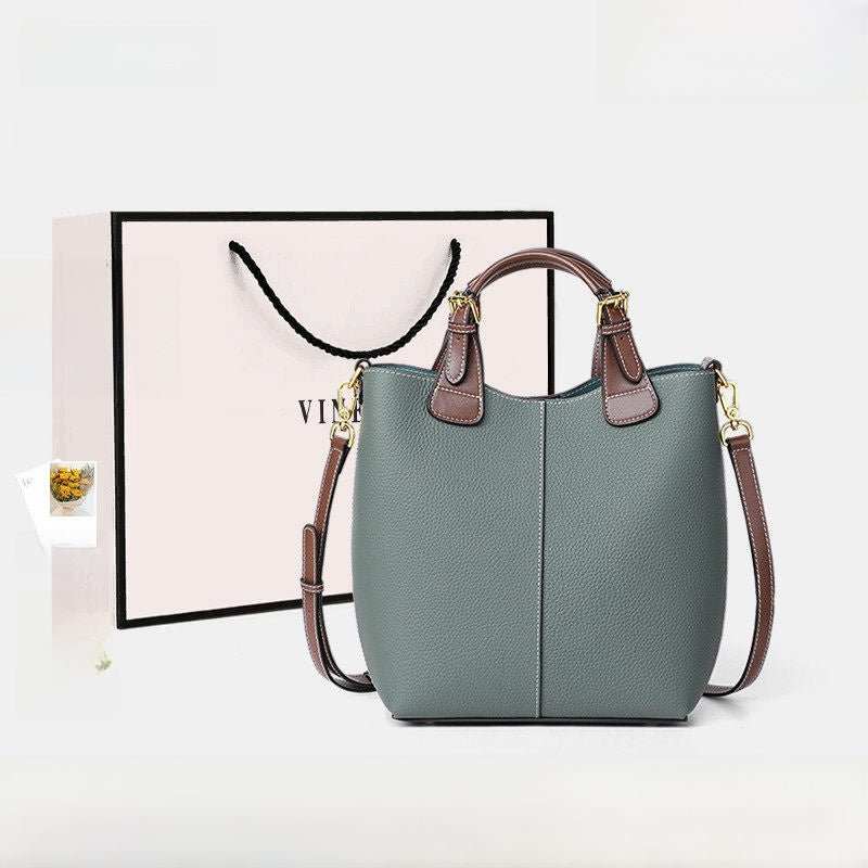 Premium Genuine Leather Large - Capacity Crossbody Shoulder Bag - Yourstylesite