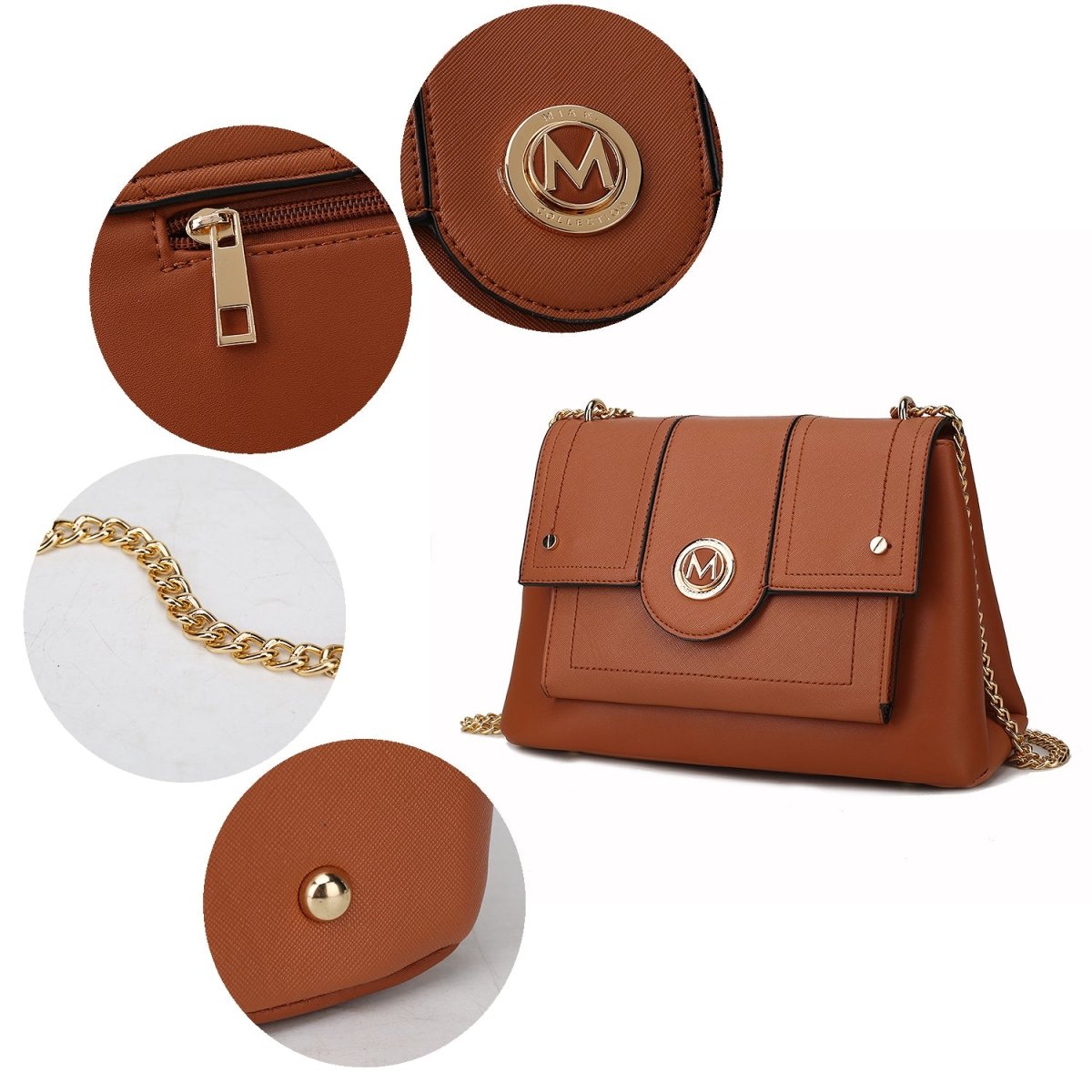 Pure Eden Vegan Shoulder Bag - Less Waste. More Grace. - Yourstylesite
