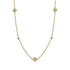 Radiant Roman Numeral CZ Station Necklace - Yourstylesite