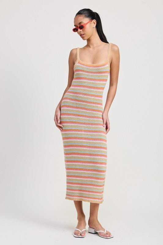 Romantic Crochet Elegance Midi - Yourstylesite