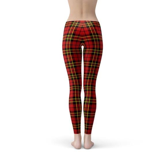 Scarlet Chic Tartan Leggings - Yourstylesite