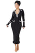 SereniStyle Long Knit Dress - Yourstylesite