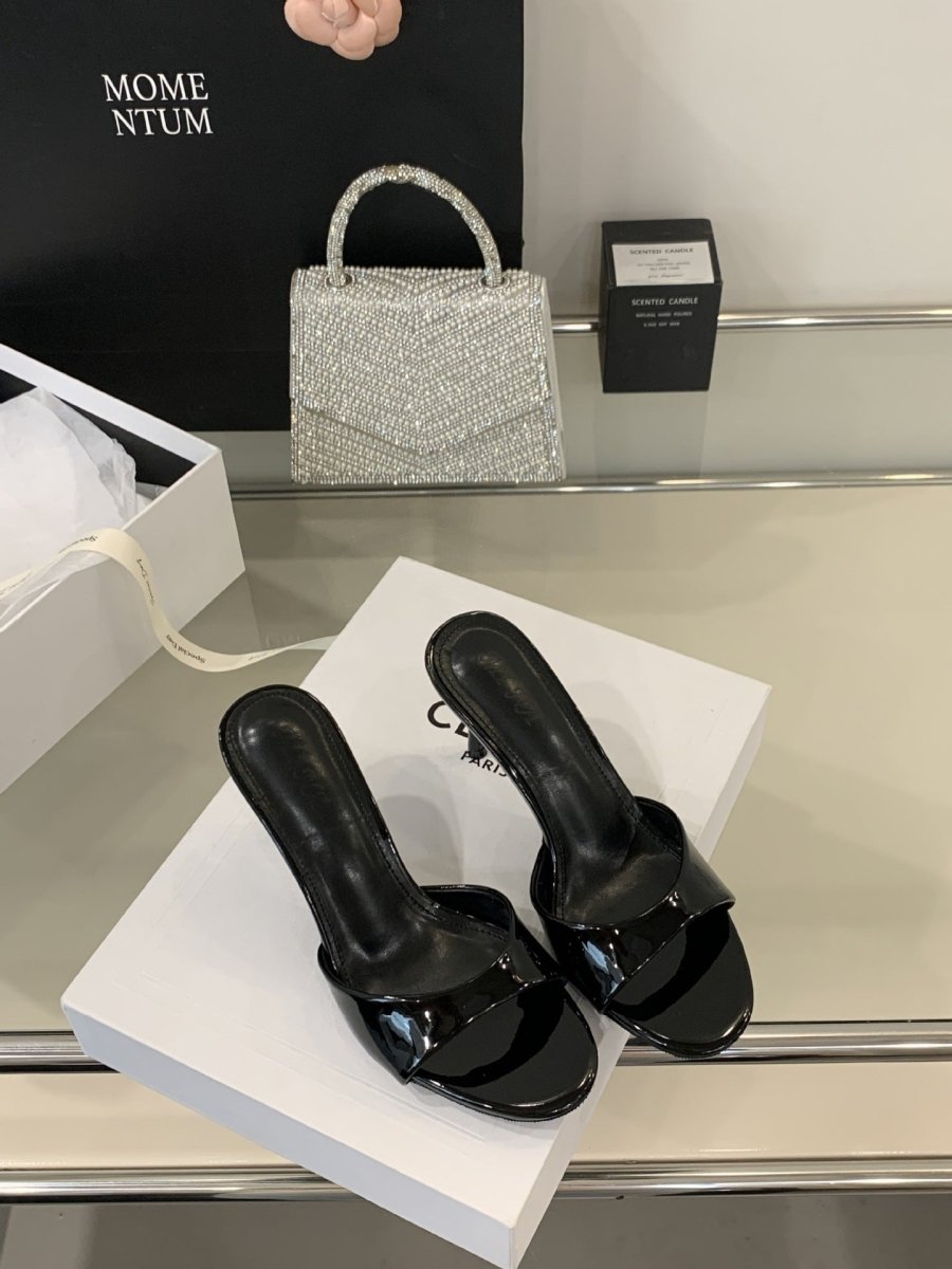 Sleek Patent Leather Stiletto Sandals for Women - Yourstylesite