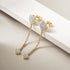 Sparkling Heart Dangle Earrings – Chic Drop Style - Yourstylesite